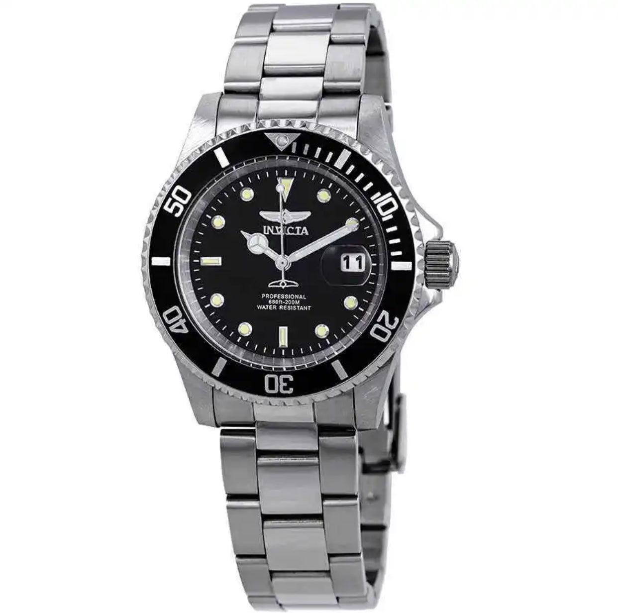 Reloj Invicta Pro Diver Black Dial Acero inoxidable